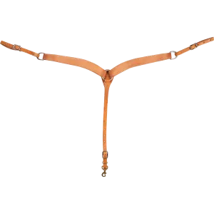 1-3/4" NATURAL ROUGHOUT LEATHER MARTIN BREASTCOLLAR