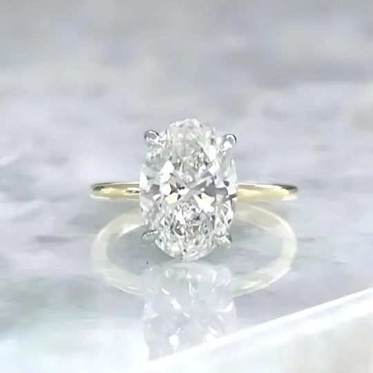 1 Carat Oval Cut Diamond - E VS2 - 1.02ct - 217360