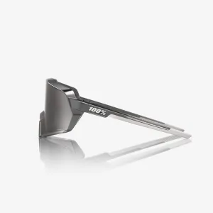100% Korbin Sunglasses - Gloss Black Chrome (HiPER Silver Mirror Lens)
