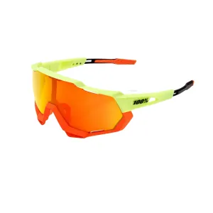 100% Speedtrap - Soft Tact Oxyfire - Hiper Red Multilayer Mirror Lens