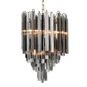 109532UL - Chandelier Salerno smoked glass