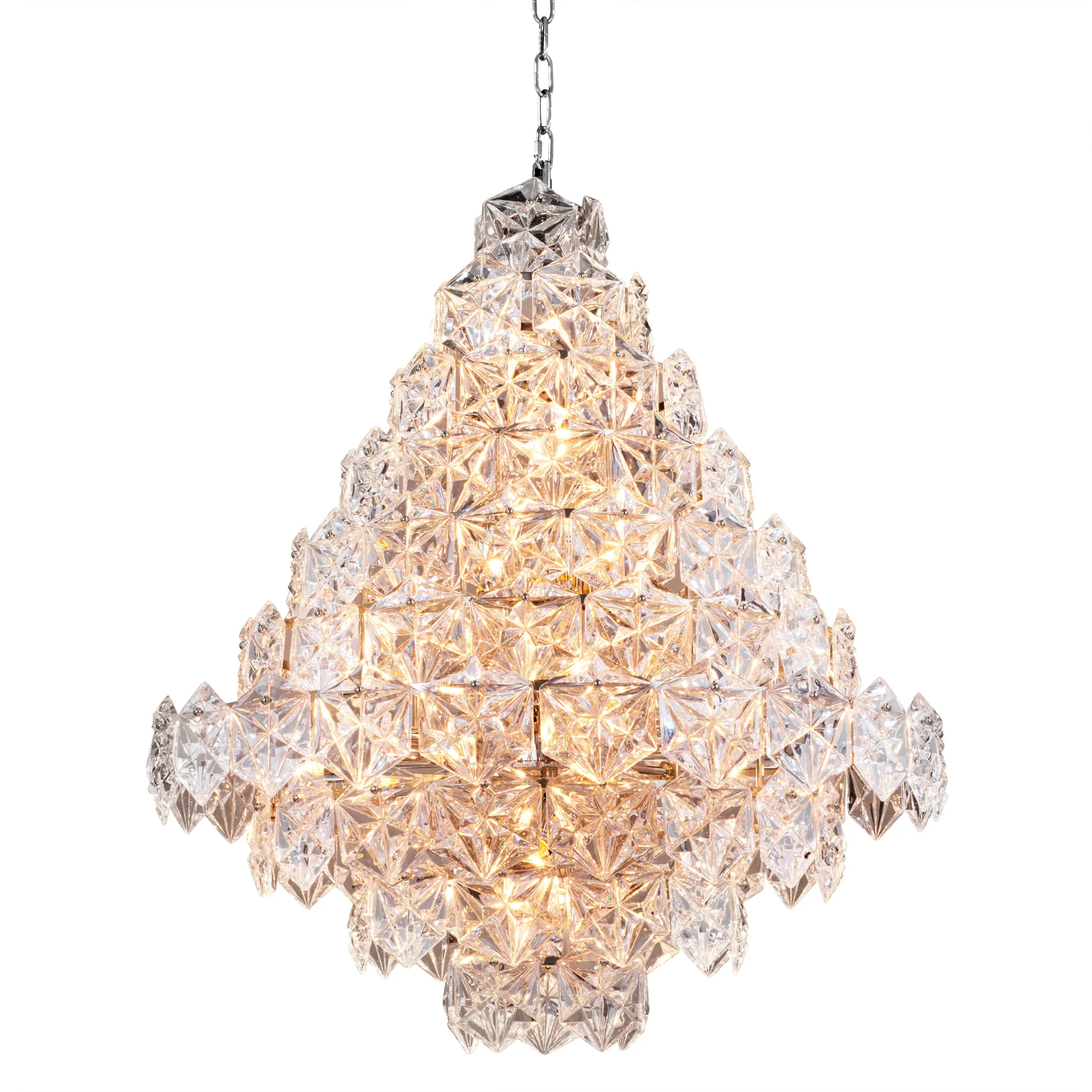 110012UL - Chandelier Hermitage L nickel finish