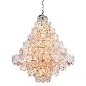 110012UL - Chandelier Hermitage L nickel finish