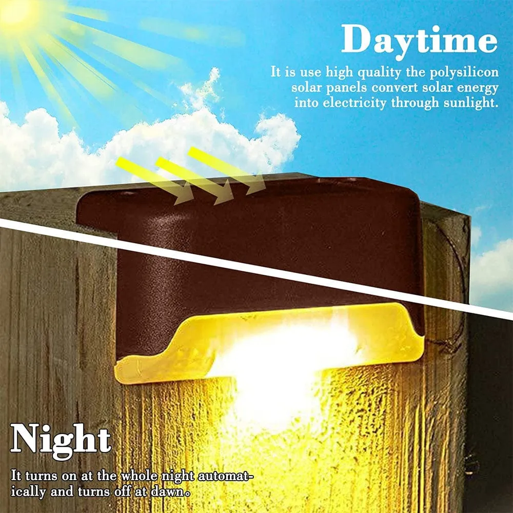 12 Pack Solar - Powered Deck Lights