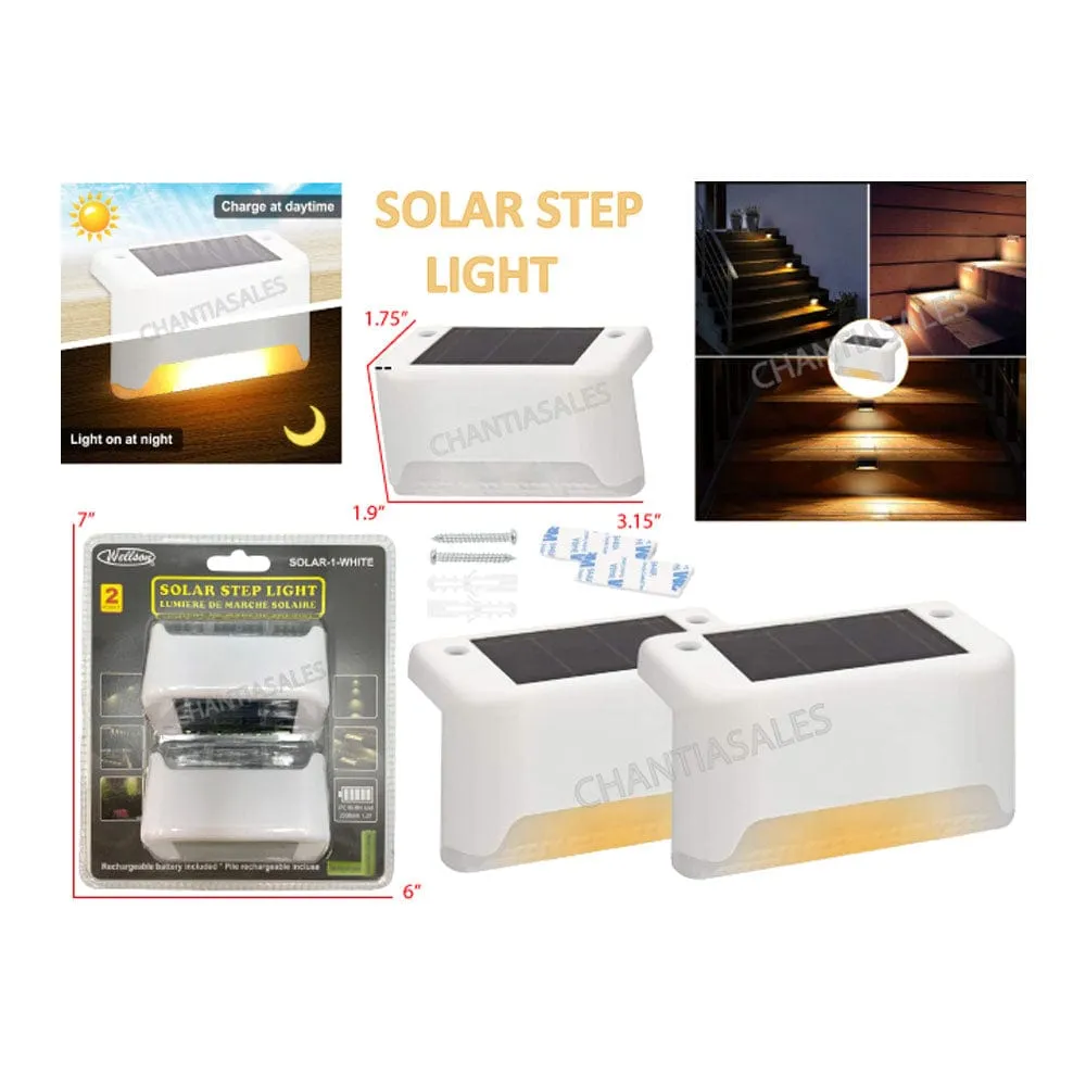 12 Pack Solar - Powered Deck Lights