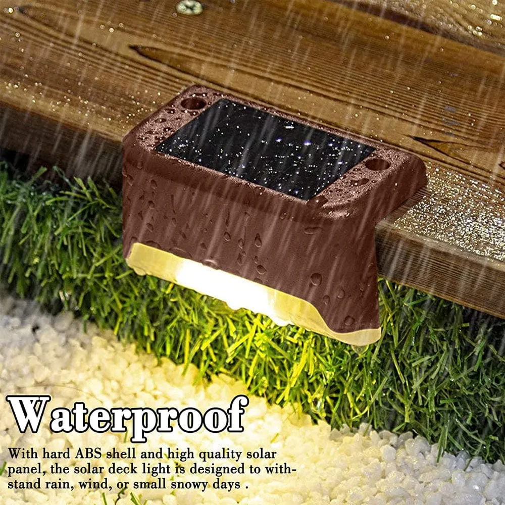 12 Pack Solar - Powered Deck Lights