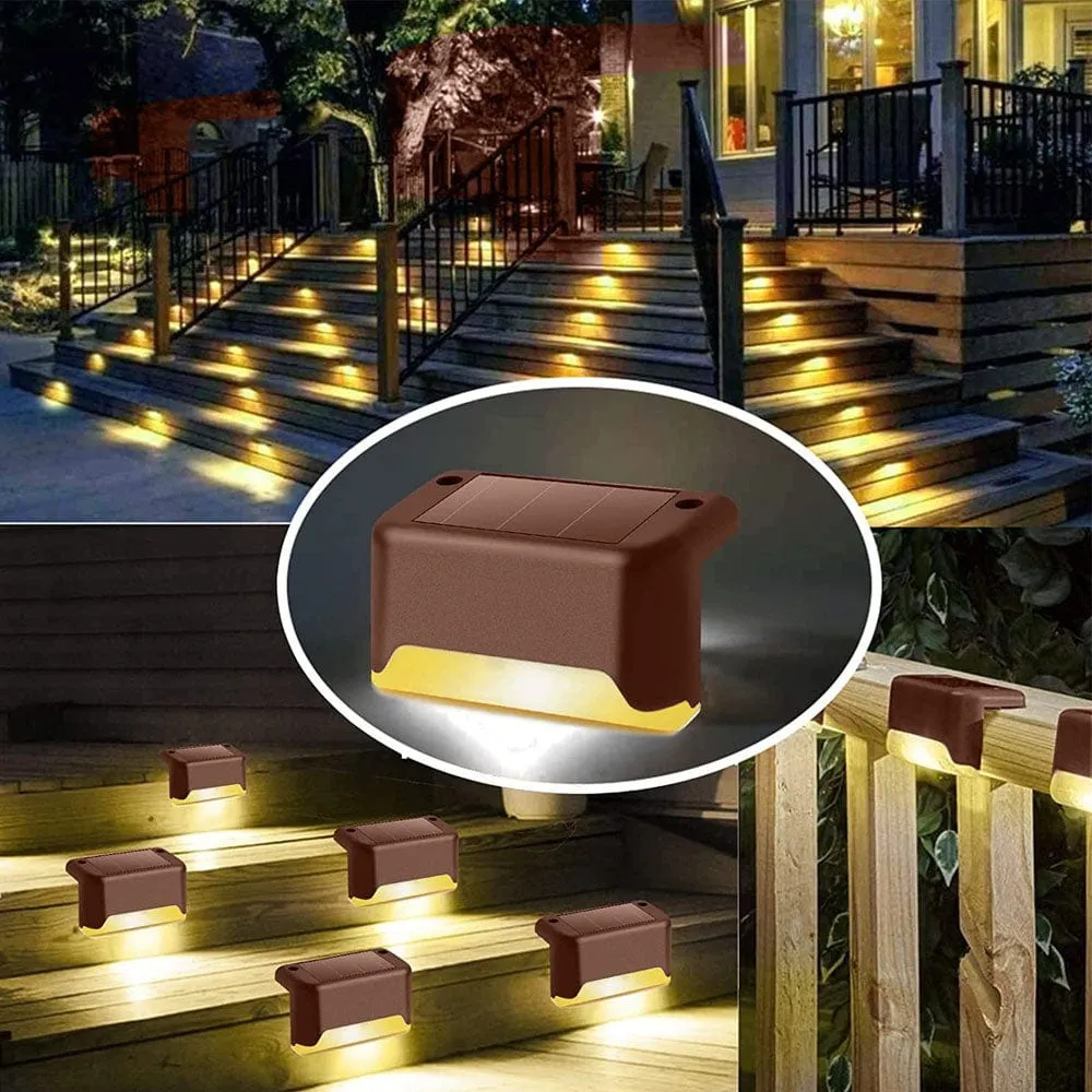 12 Pack Solar - Powered Deck Lights