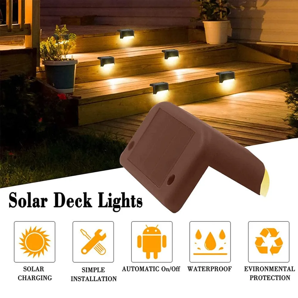 12 Pack Solar - Powered Deck Lights