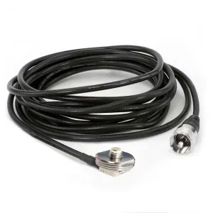 13 Ft Antenna Coax Cable with 3/8 NMO Mount - CLEARANCE