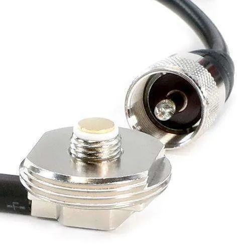 13 Ft Antenna Coax Cable with 3/8 NMO Mount - CLEARANCE