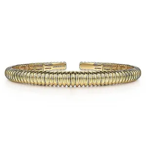 14K Yellow Gold Open Bangle
