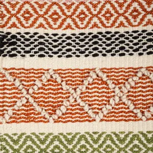 14"x72"  Table Runner, Tan, Yellow and Coffee Str,84f070