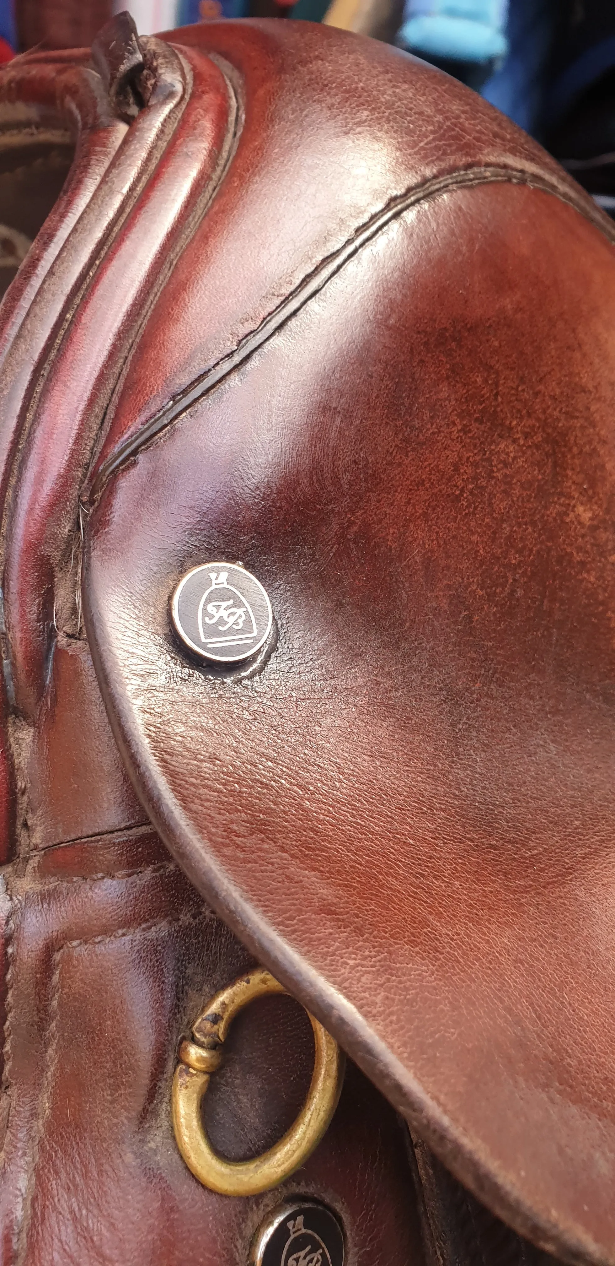 18" Frank Baines wide fit saddle