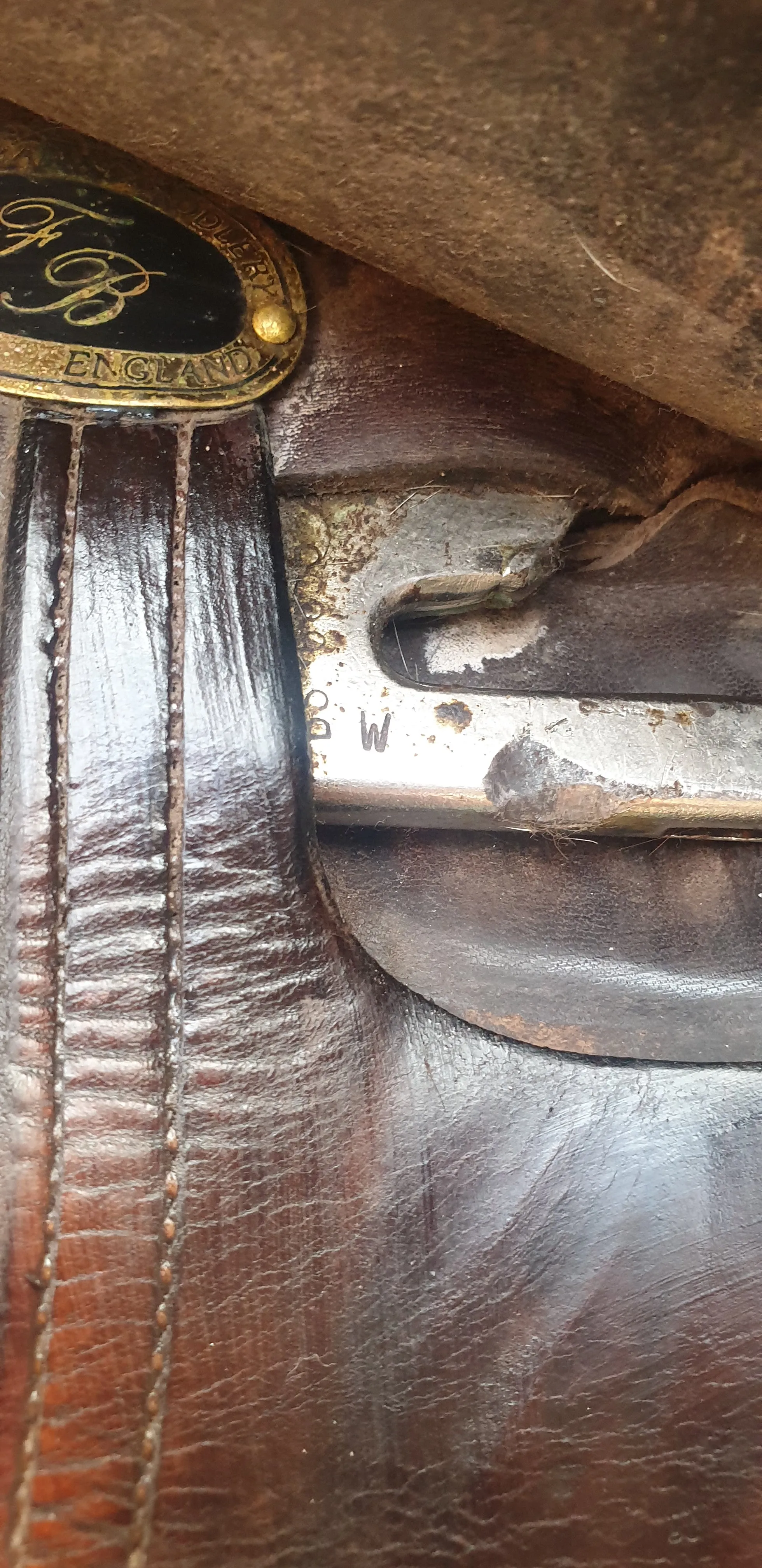 18" Frank Baines wide fit saddle