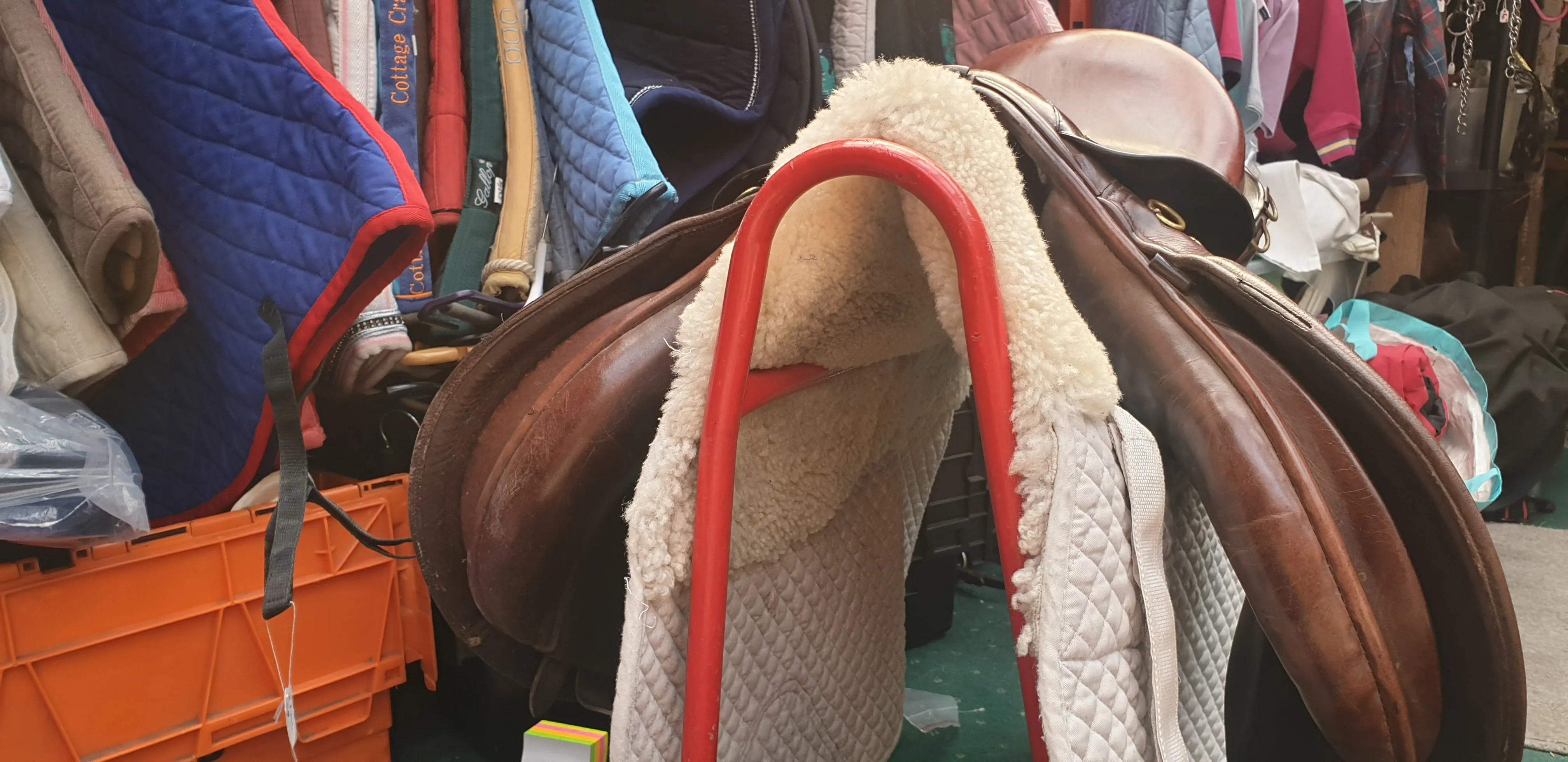 18" Frank Baines wide fit saddle