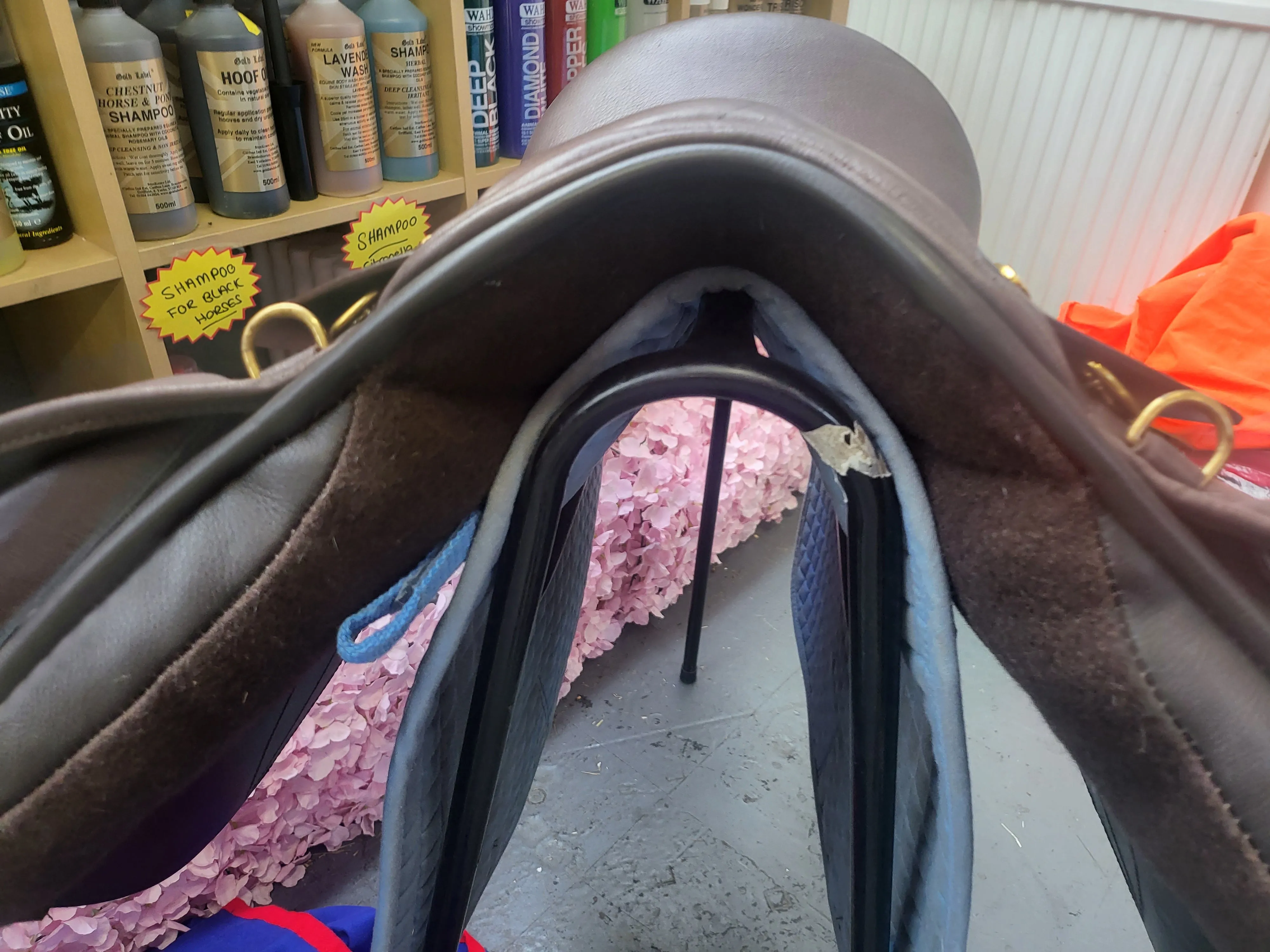 18" New Norton and Newby Brown event saddle