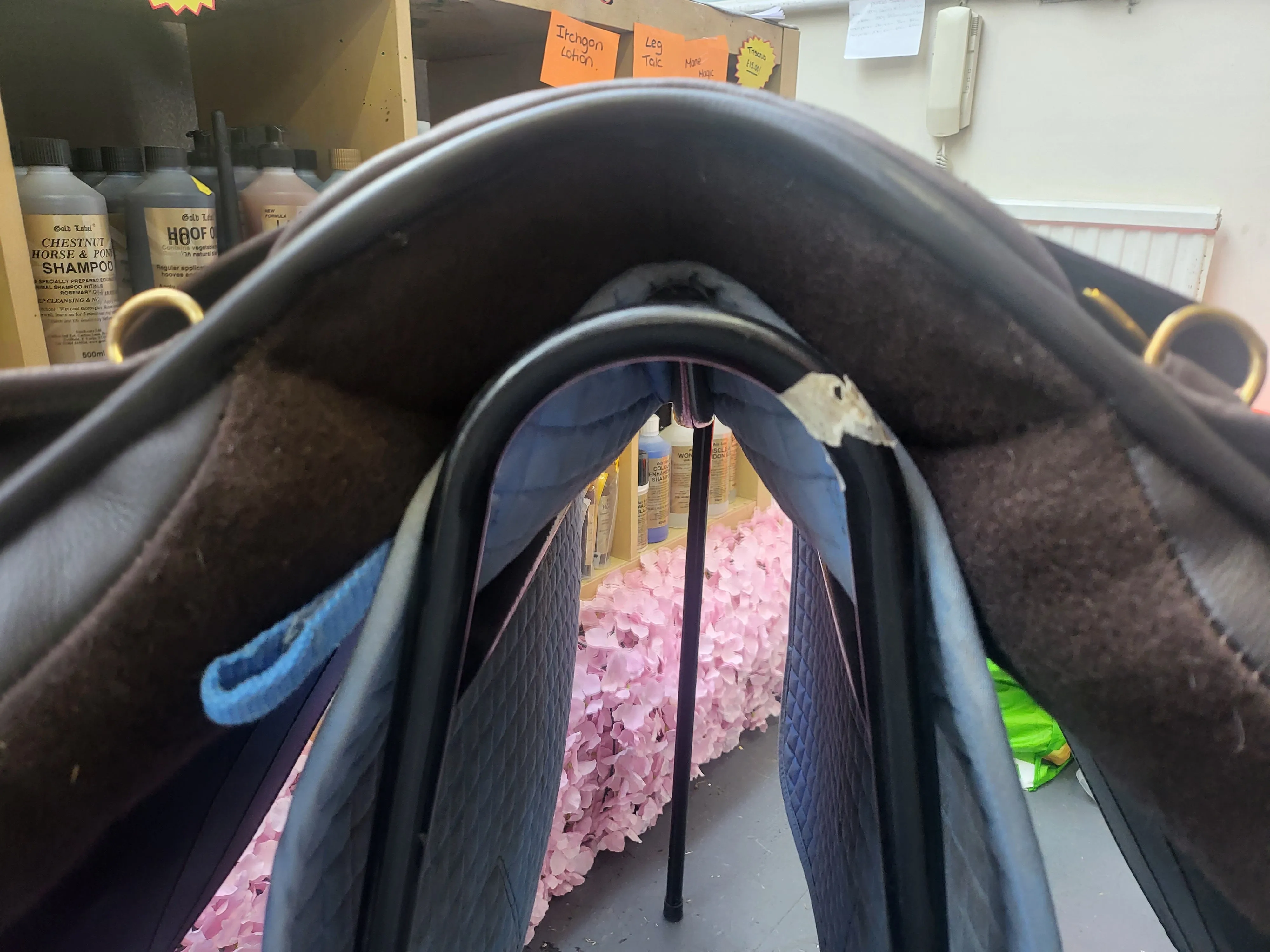 18" New Norton and Newby Brown event saddle