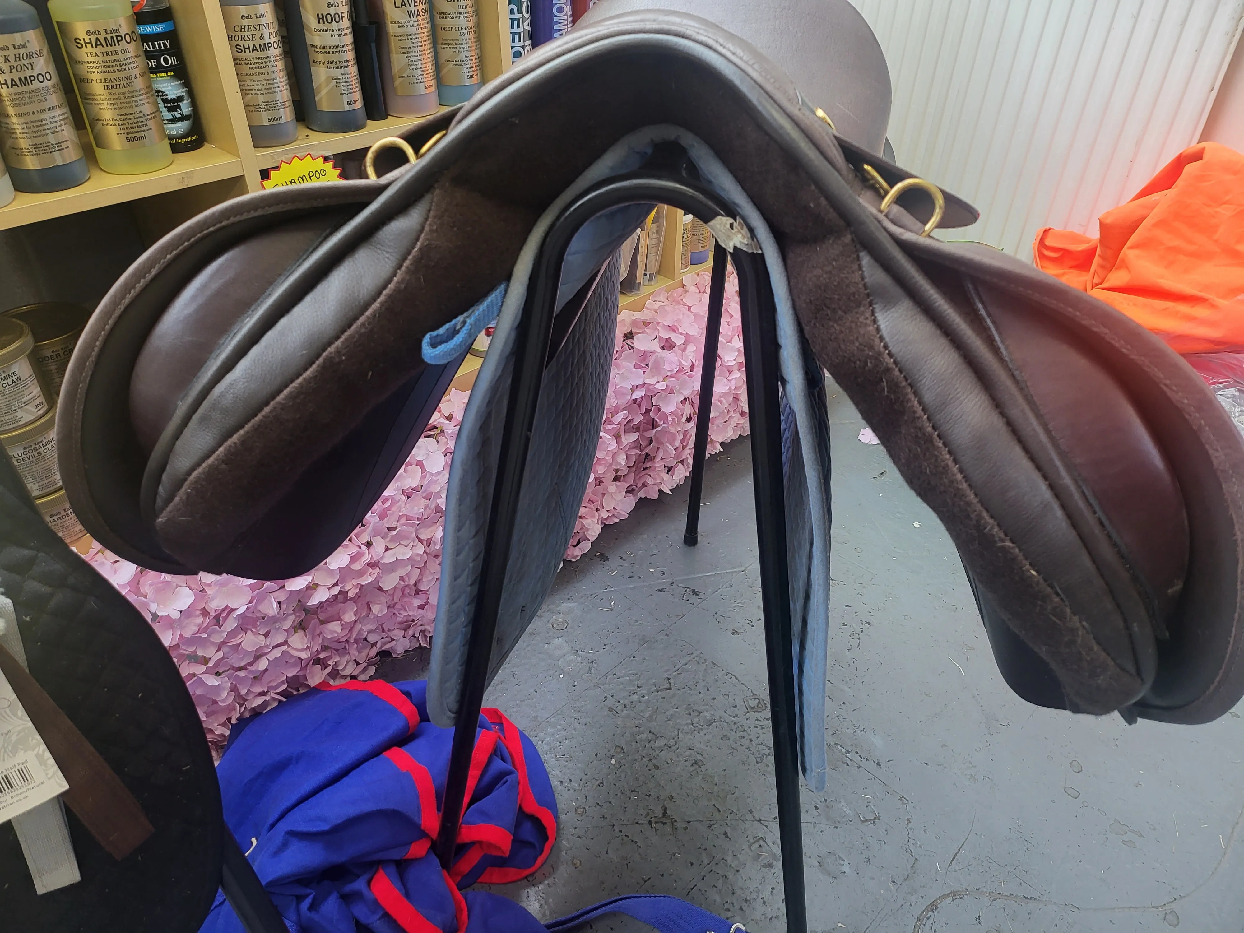 18" New Norton and Newby Brown event saddle