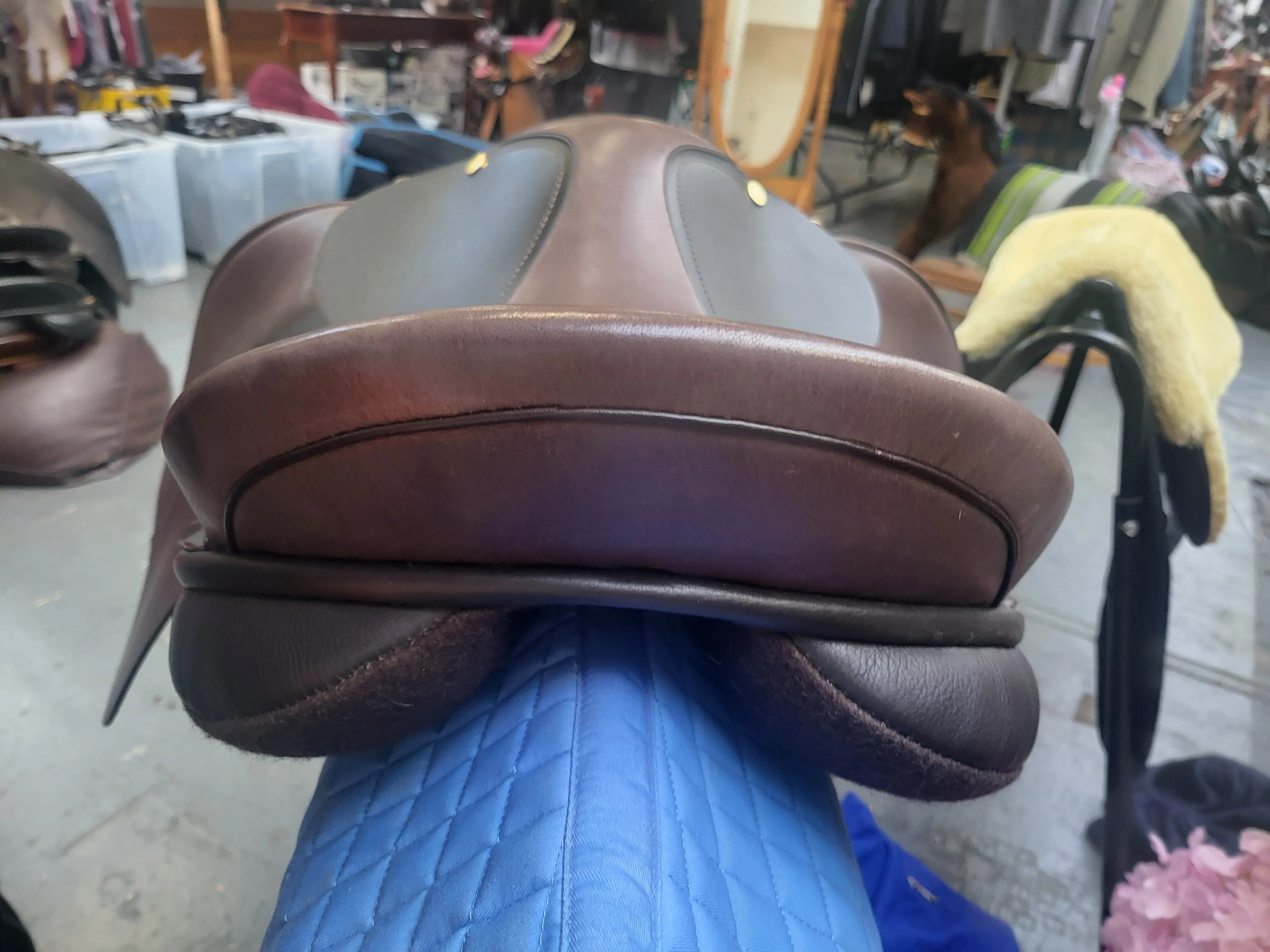 18" New Norton and Newby Brown event saddle