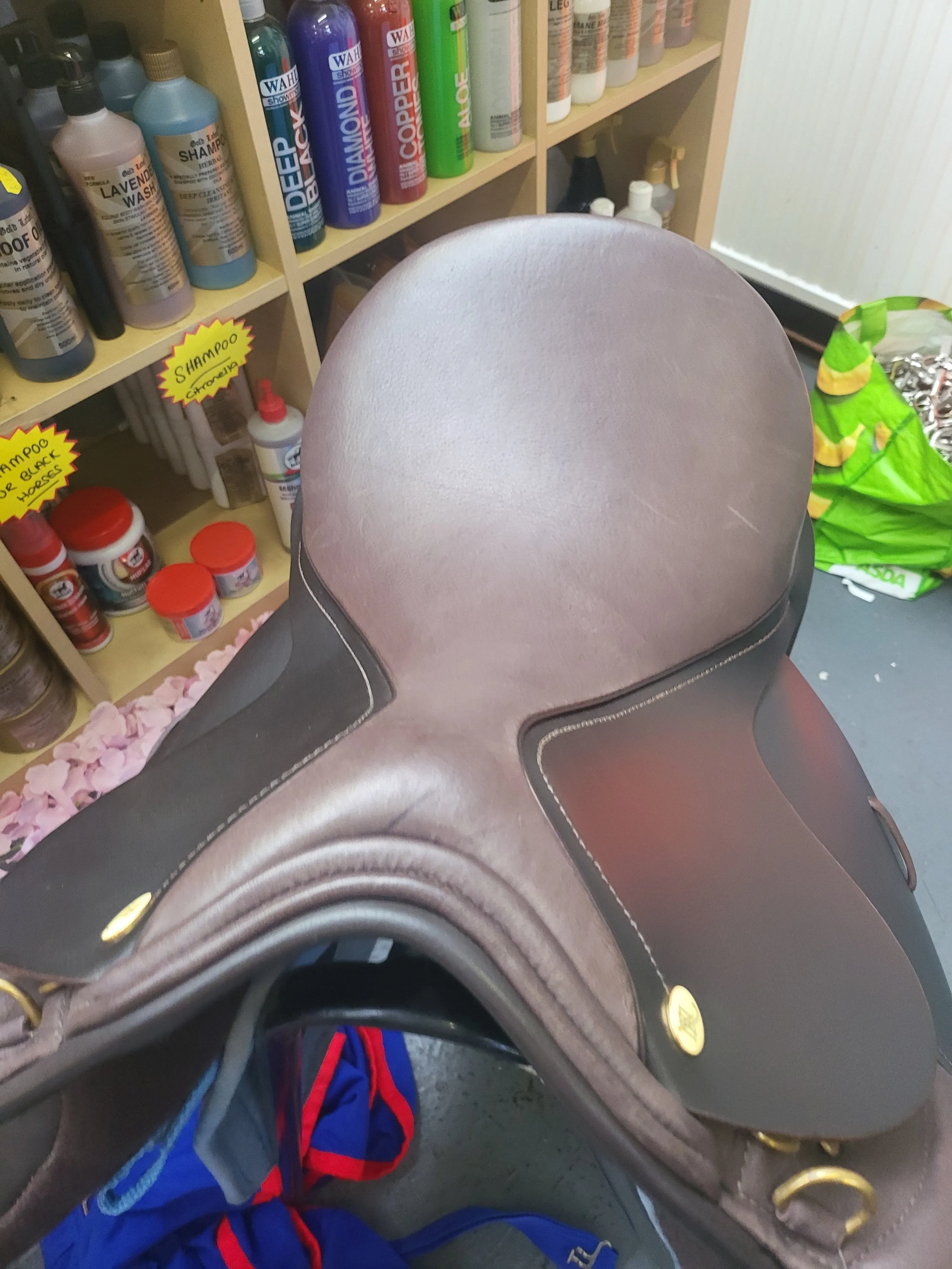 18" New Norton and Newby Brown event saddle