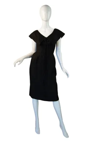 1950s Silk Button Suzy Perette Wiggle