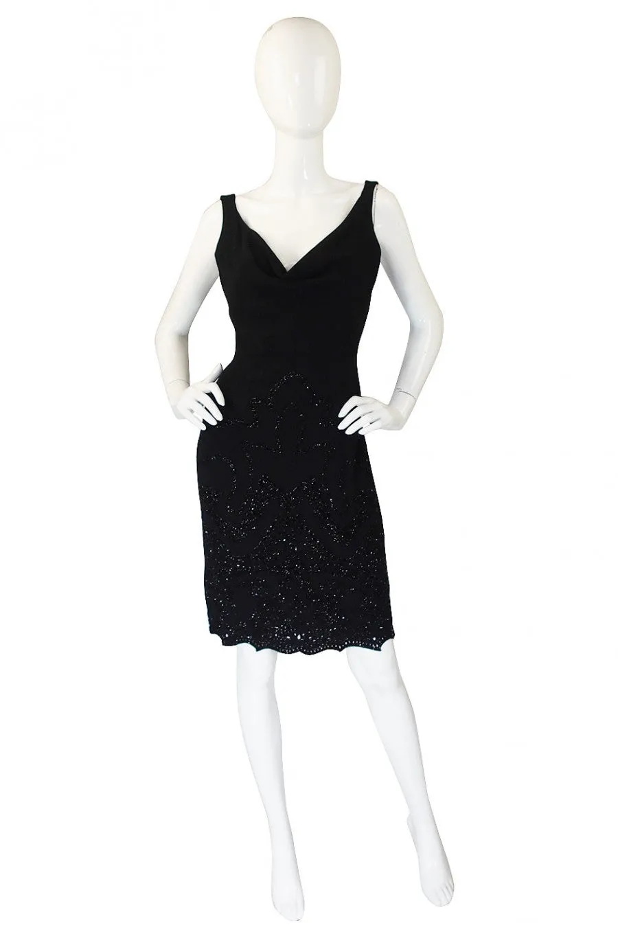 1990s Beaded Backless Valentino Dress