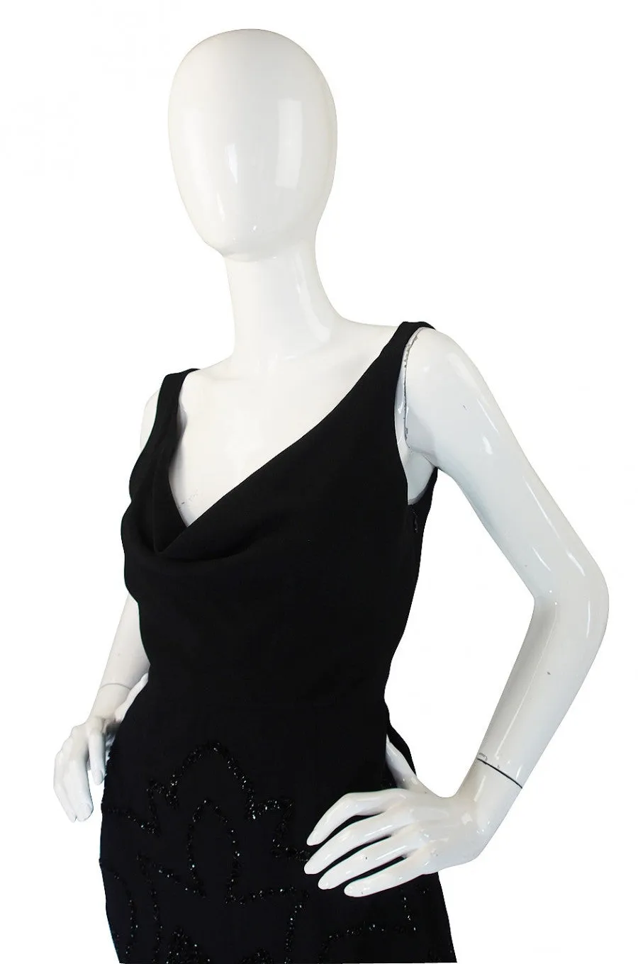 1990s Beaded Backless Valentino Dress