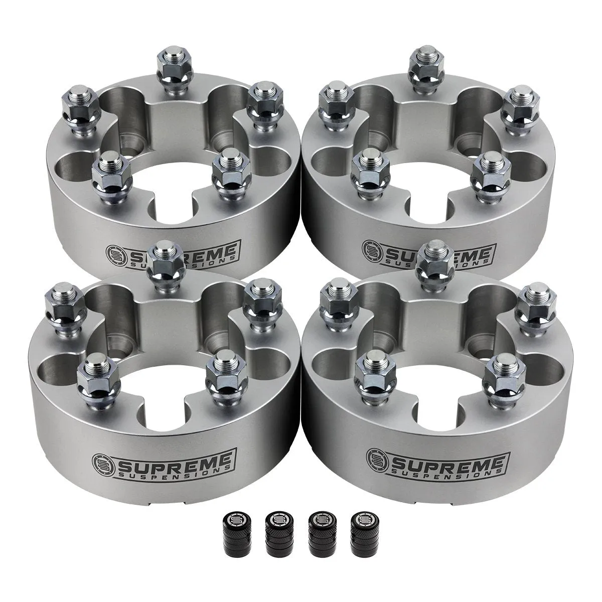 1991-2016 FORD EXPLORER 2WD 4WD Wheel Spacers Set    Tire Valve Stem Caps