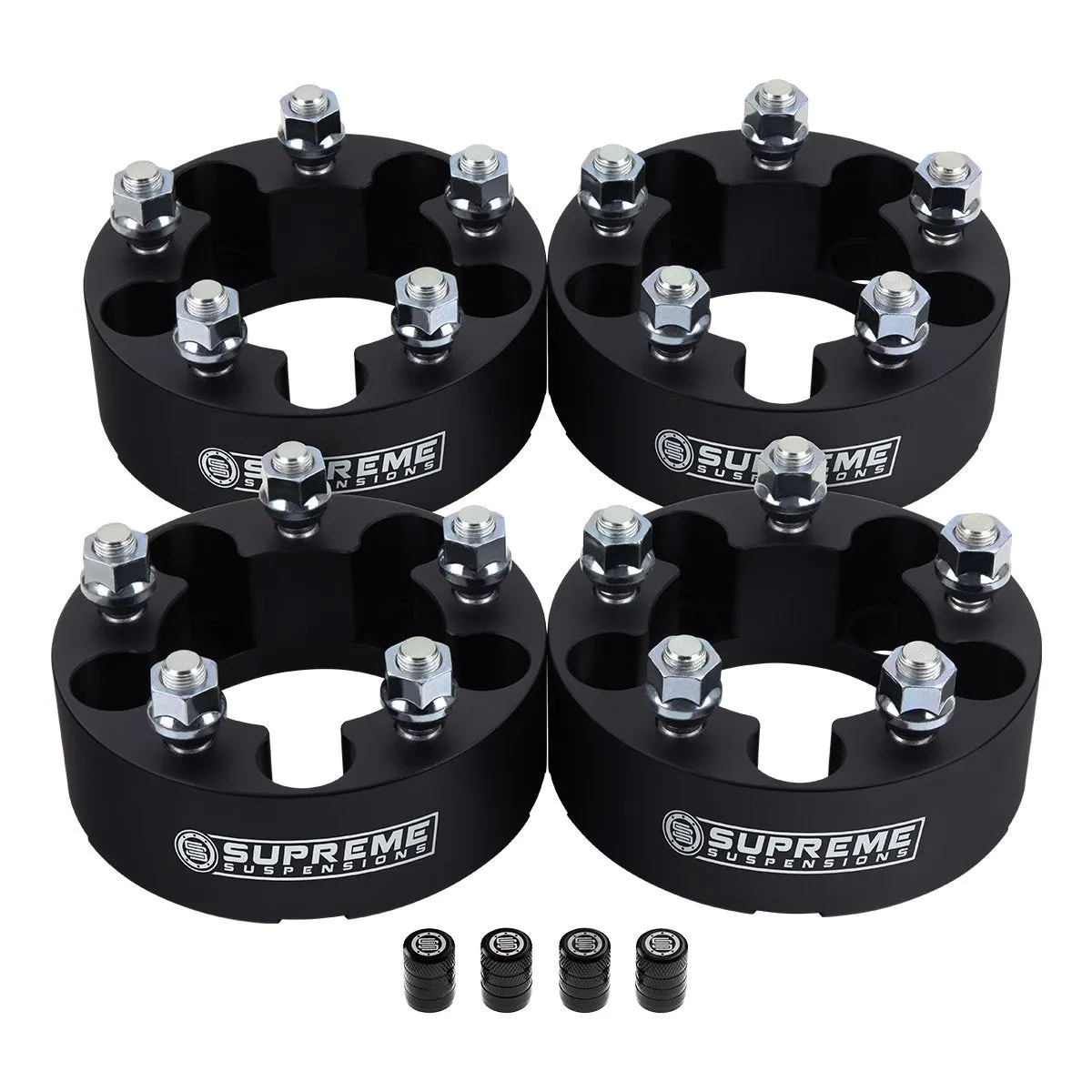 1991-2016 FORD EXPLORER 2WD 4WD Wheel Spacers Set    Tire Valve Stem Caps