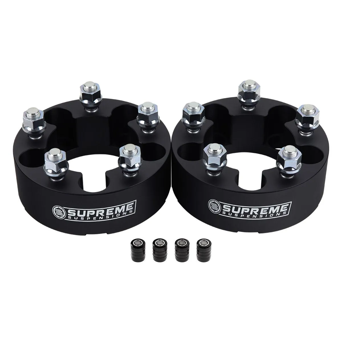 1991-2016 FORD EXPLORER 2WD 4WD Wheel Spacers Set    Tire Valve Stem Caps