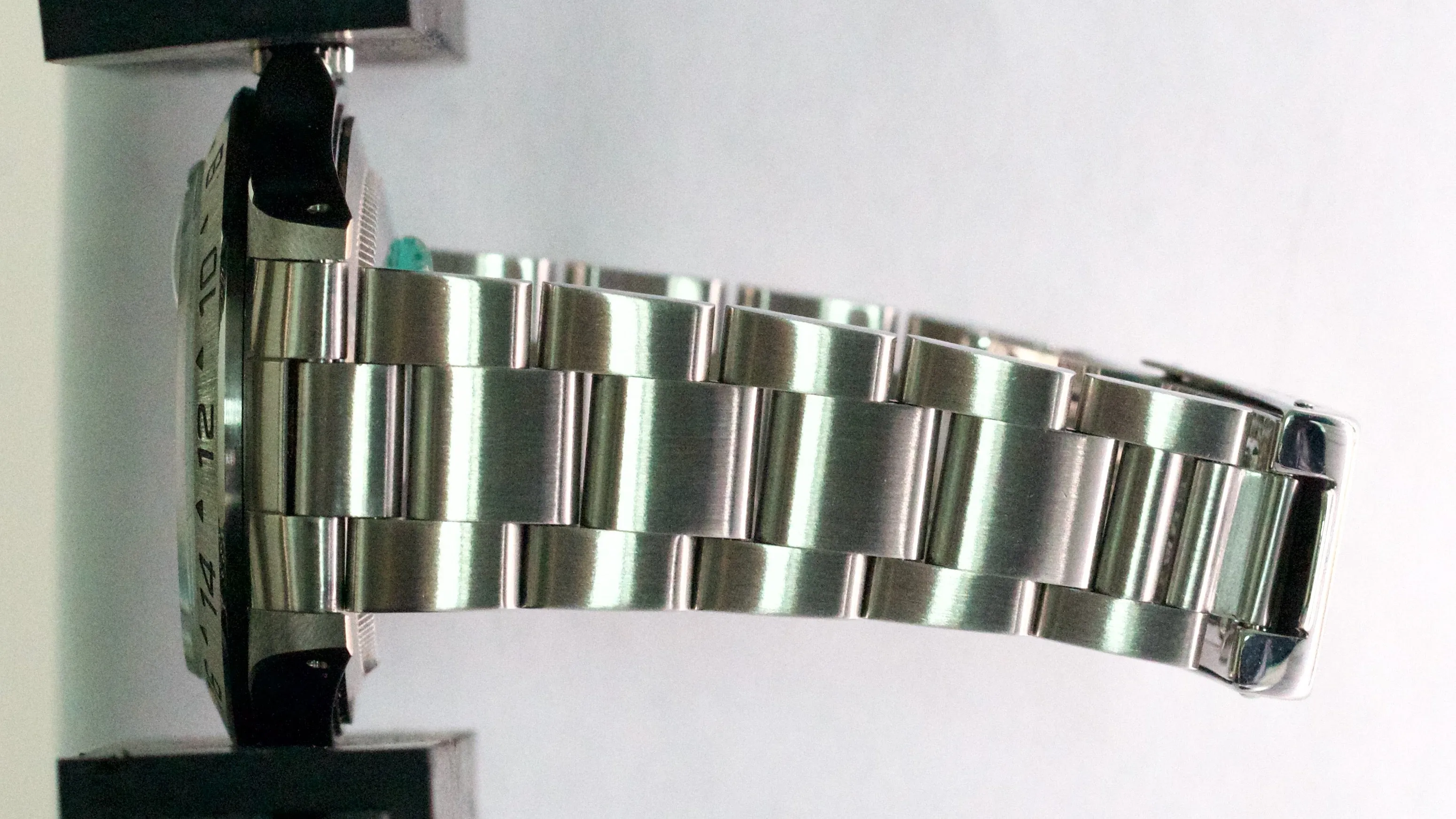 1996 PERFECT PATINA Rolex Explorer II White 40mm Stainless Oyster Watch 16570