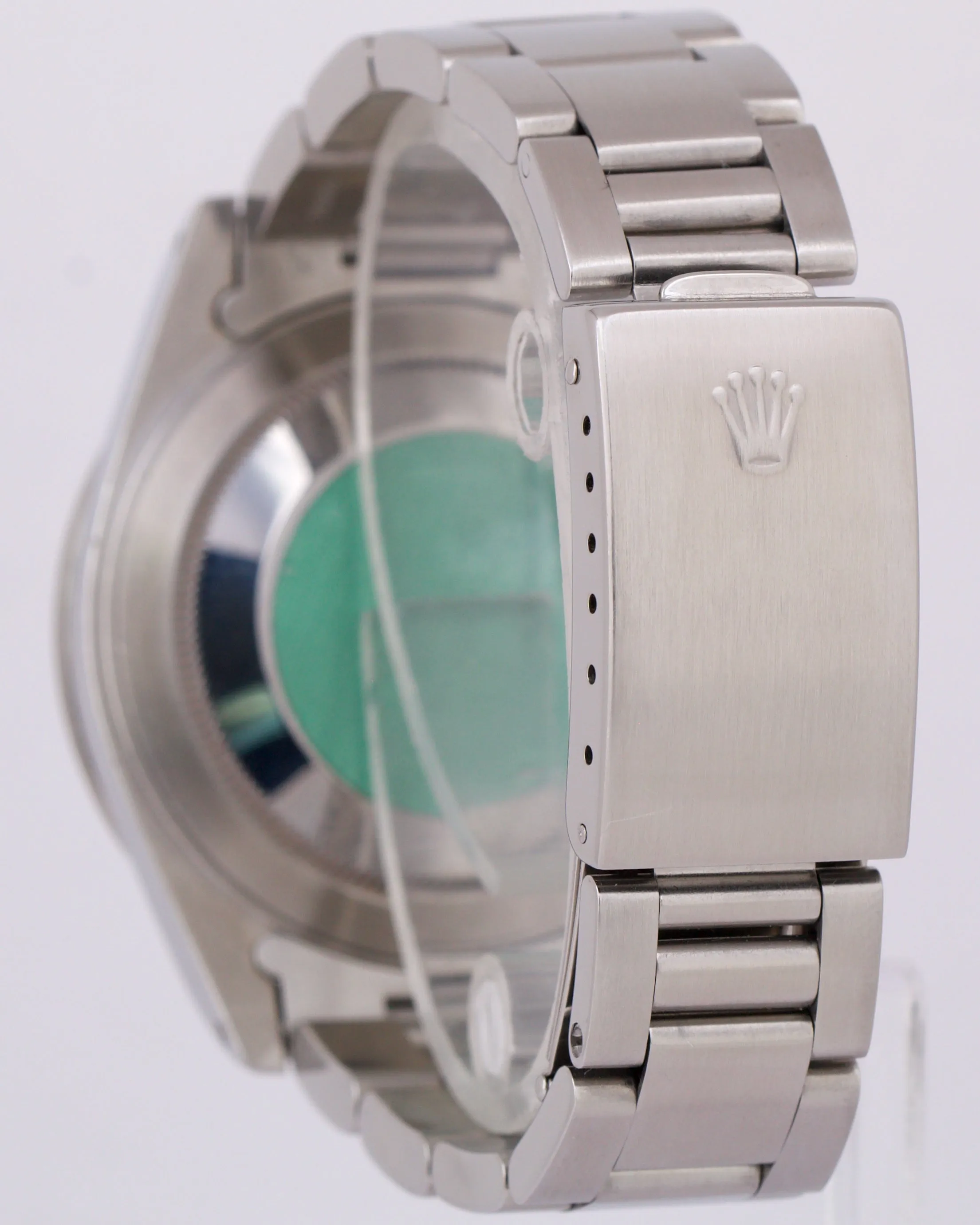 1996 PERFECT PATINA Rolex Explorer II White 40mm Stainless Oyster Watch 16570
