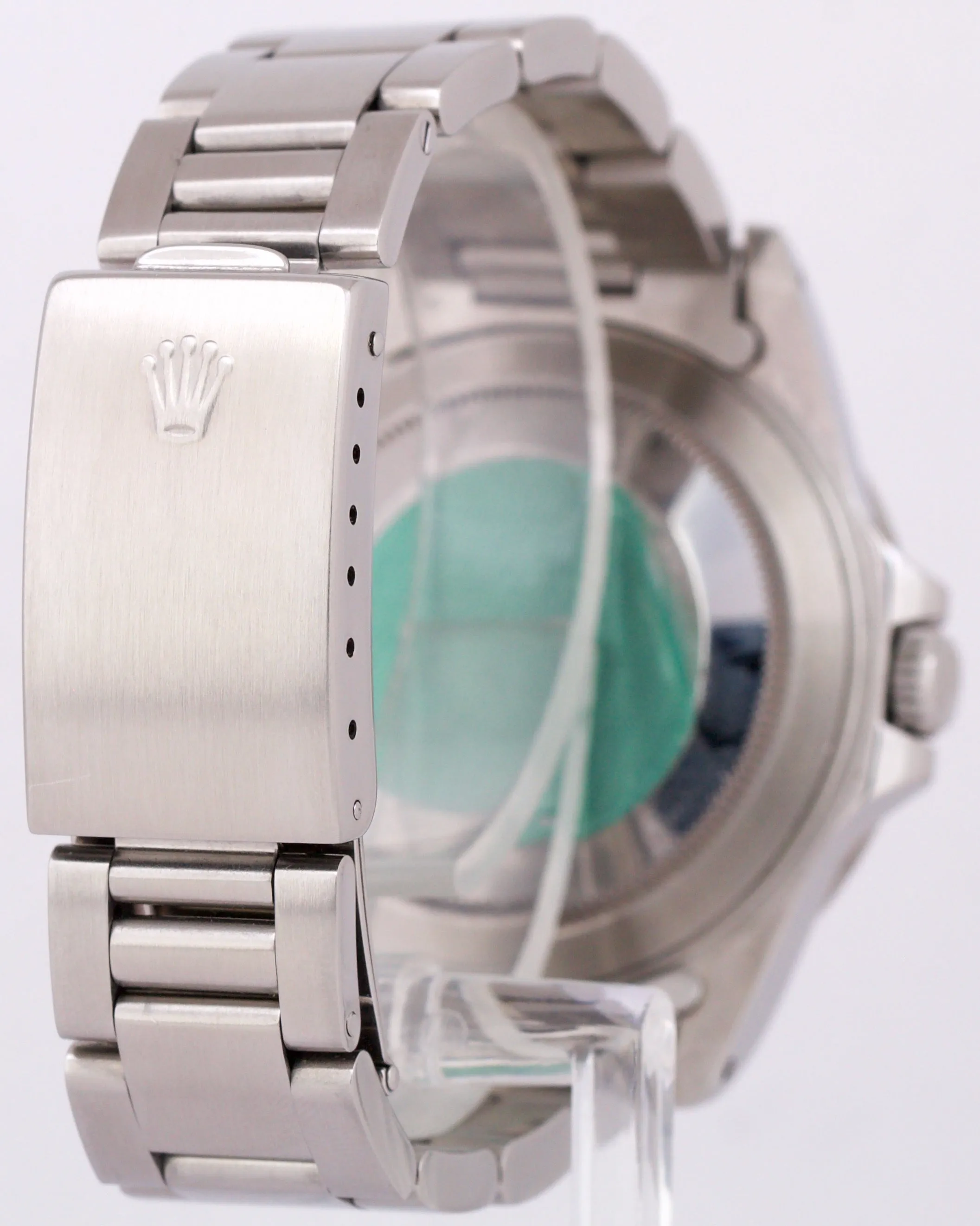 1996 PERFECT PATINA Rolex Explorer II White 40mm Stainless Oyster Watch 16570