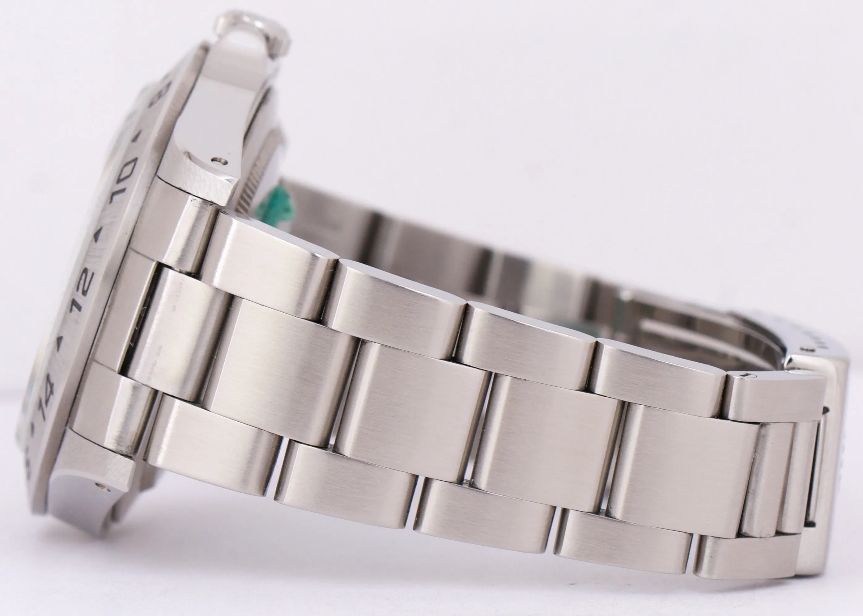 1996 PERFECT PATINA Rolex Explorer II White 40mm Stainless Oyster Watch 16570