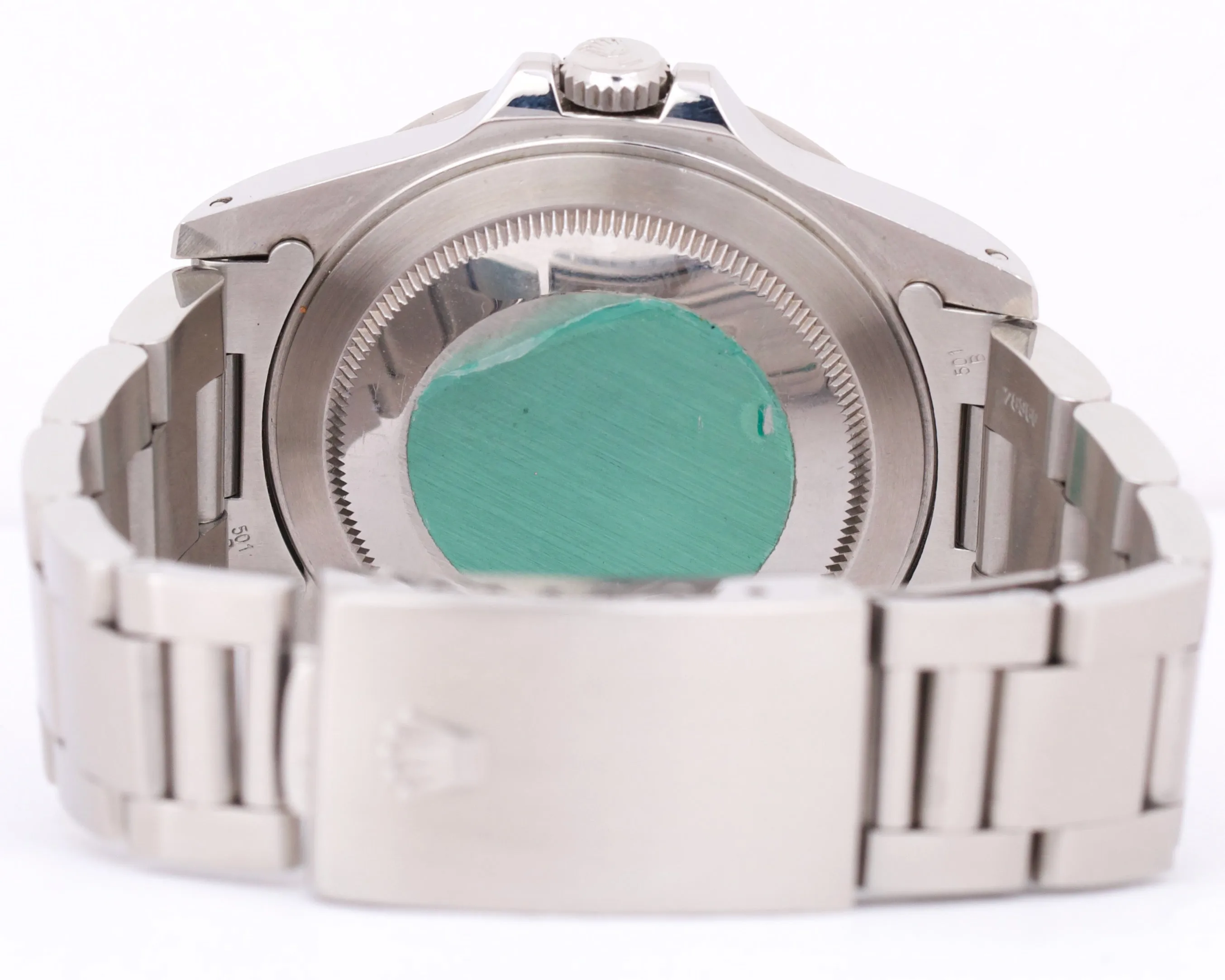 1996 PERFECT PATINA Rolex Explorer II White 40mm Stainless Oyster Watch 16570
