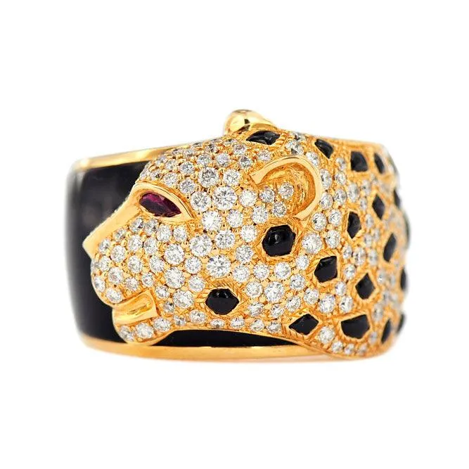 1JDR627177 - DIAMOND CHEETAH RING