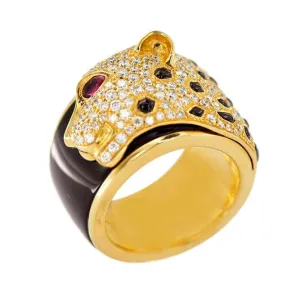 1JDR627177 - DIAMOND CHEETAH RING