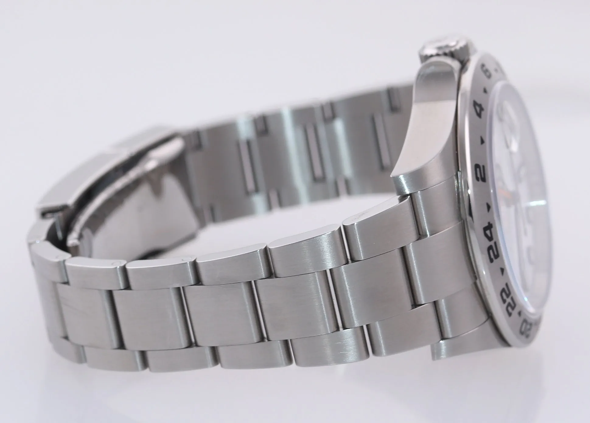 2021 PAPERS Rolex Explorer II 42mm 216570 White Steel Date Watch Box