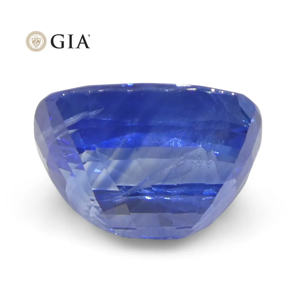 3.36ct Cushion Blue Sapphire GIA Certified Sri Lanka