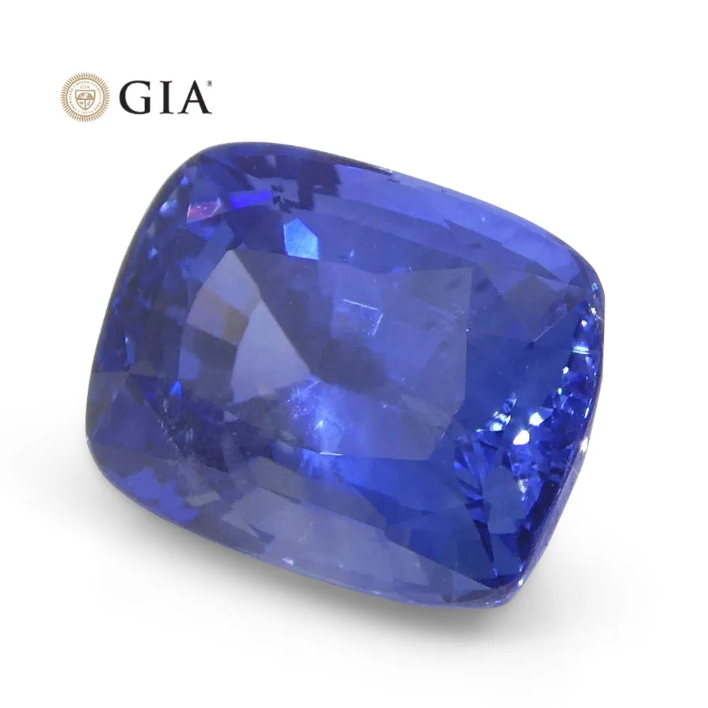 3.36ct Cushion Blue Sapphire GIA Certified Sri Lanka