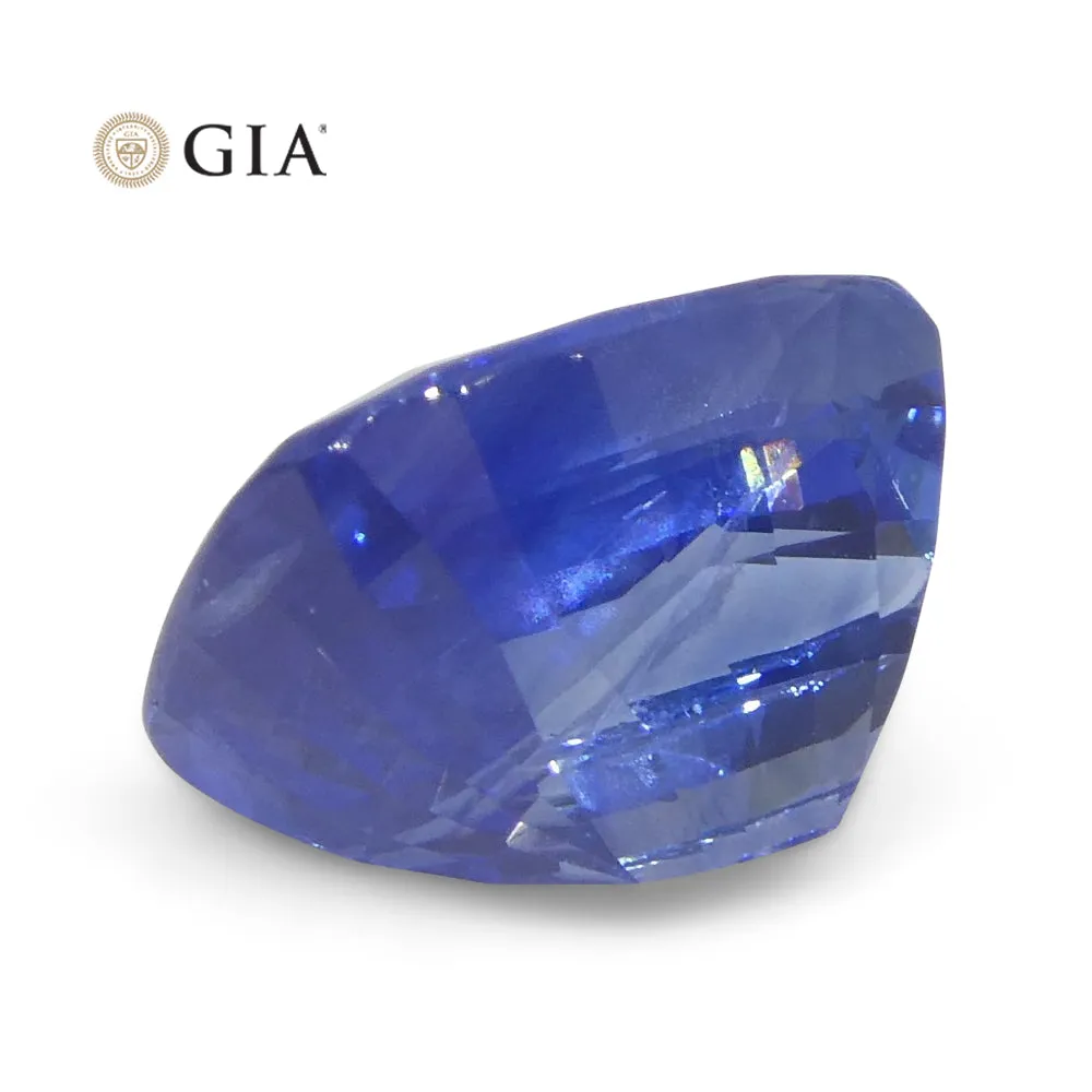 3.36ct Cushion Blue Sapphire GIA Certified Sri Lanka