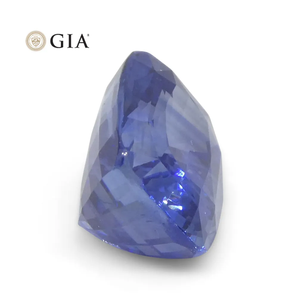 3.36ct Cushion Blue Sapphire GIA Certified Sri Lanka