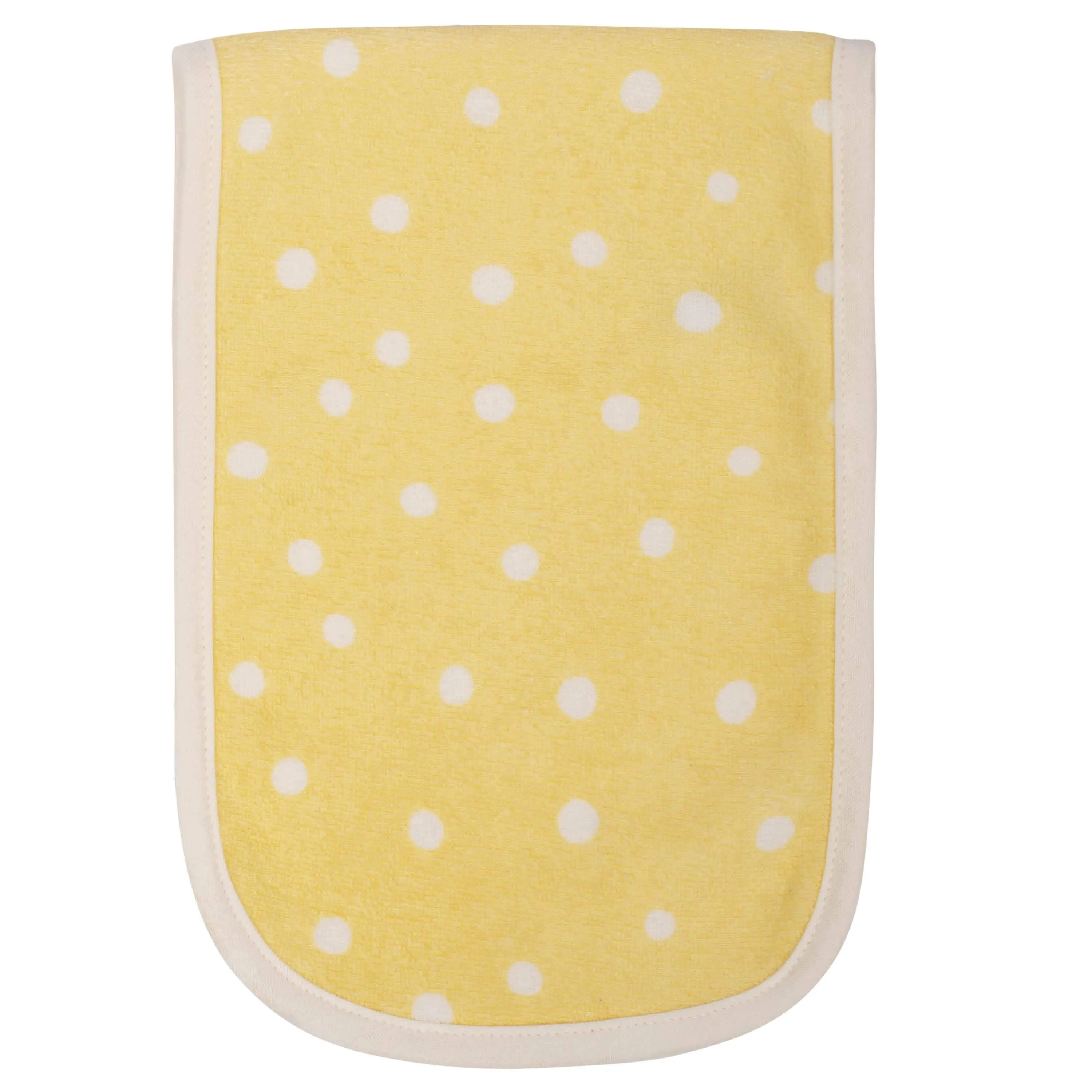 4-Pack Baby Girls Comfy Stretch Flower Pot Burp Cloths