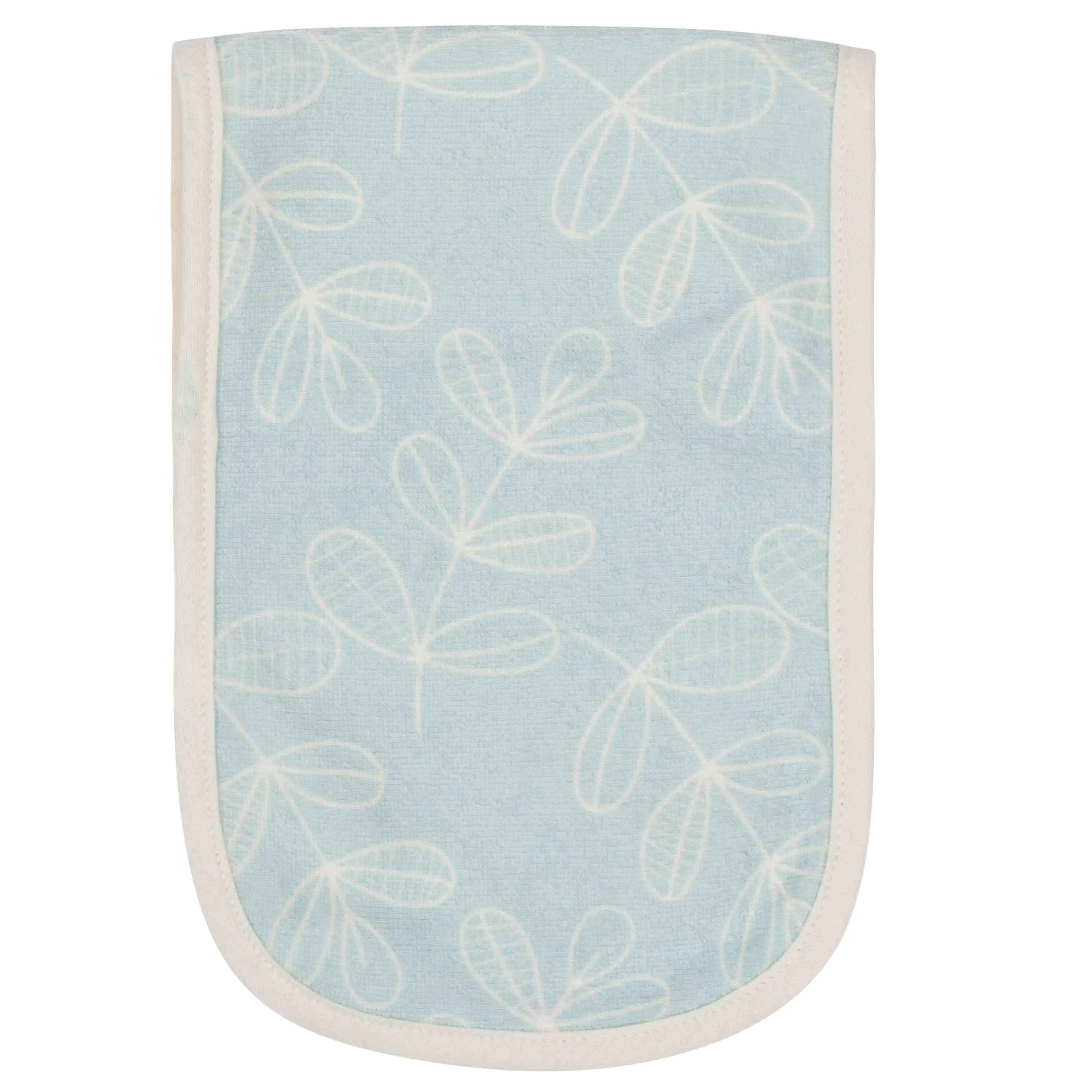 4-Pack Baby Girls Comfy Stretch Flower Pot Burp Cloths
