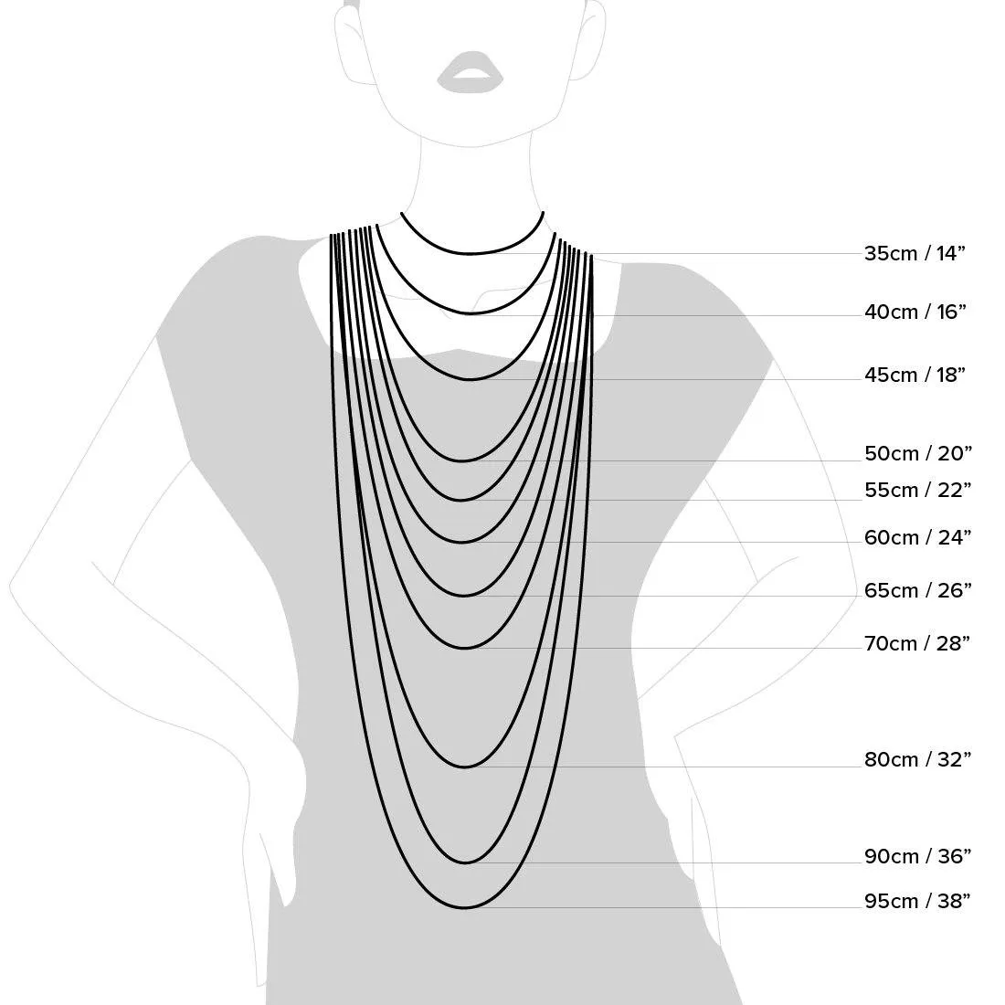 60cm 9ct Yellow Gold Silver Infused Cable Chain Necklace