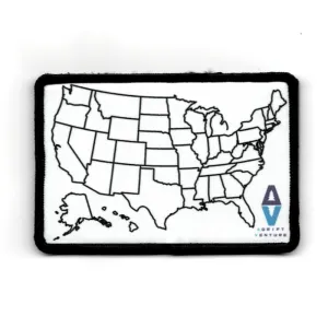 ADRIFT VENTURE US TRAVEL TRACKER MAP MORALE PATCH