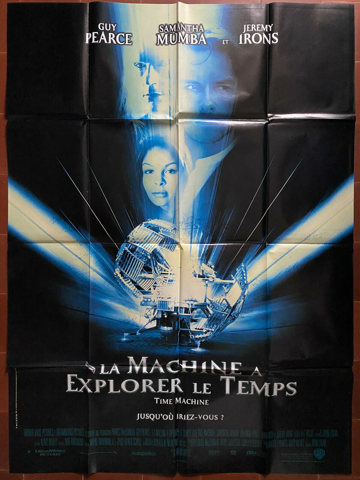 Affiche LA MACHINE A EXPLORER LE TEMPS Simon WELLS Guy PEARCE  120x160cm