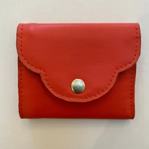 AHA Handmade Leather Scalloped Wallet $48