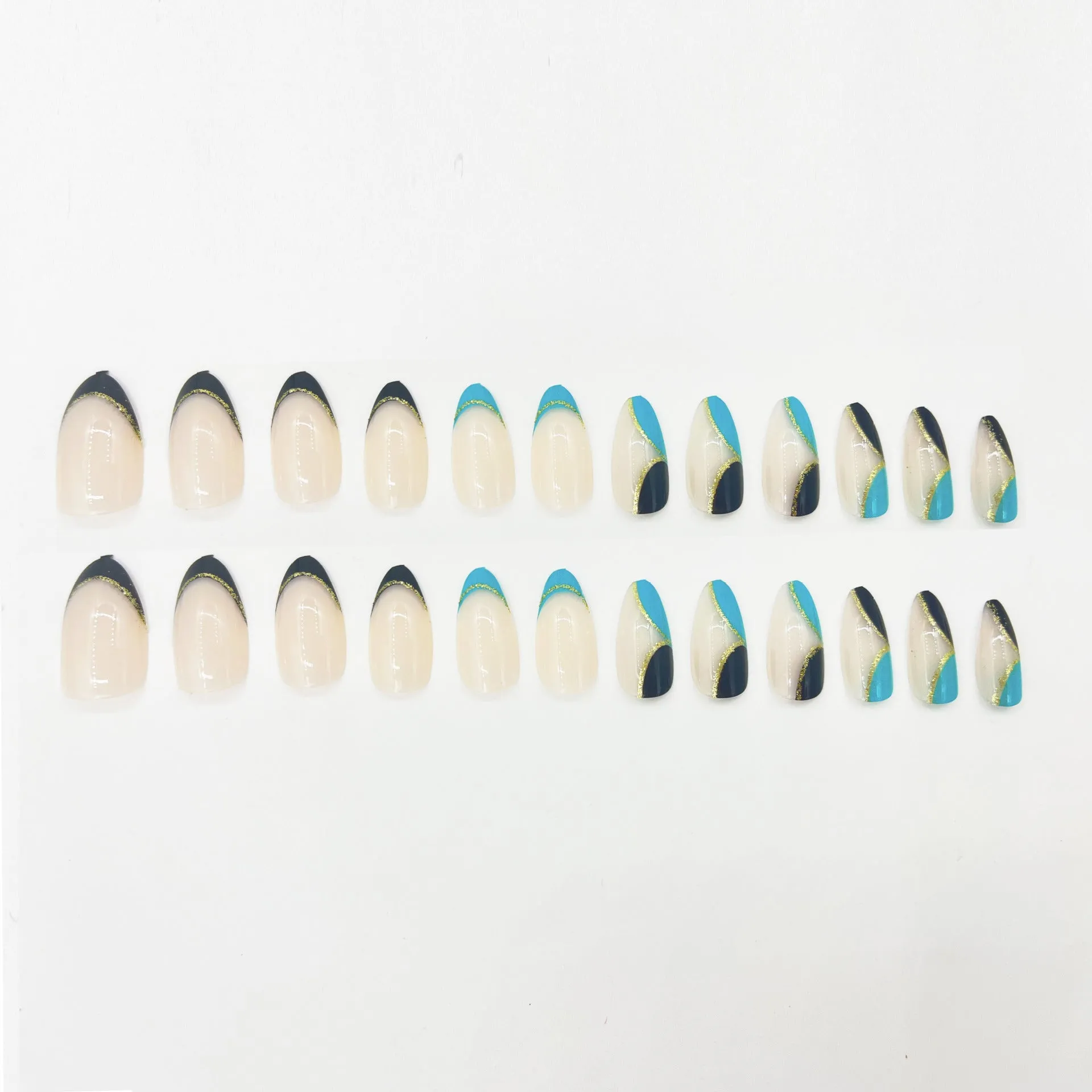 Almond Blue and black Nordic minimalist