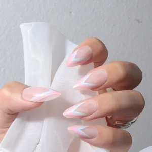 Almond Pink Y-shaped French